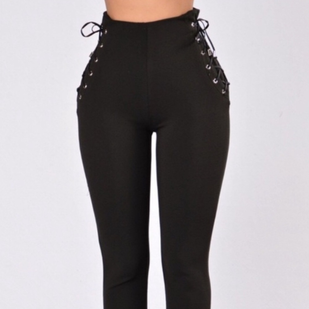 Corset inspired leggings